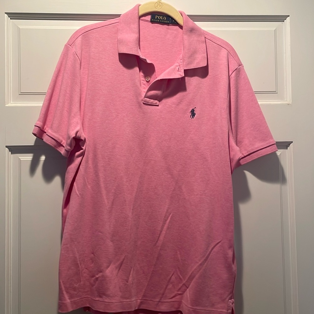 Ralph Lauren Blue Label Men’s Pink Shirt Size M